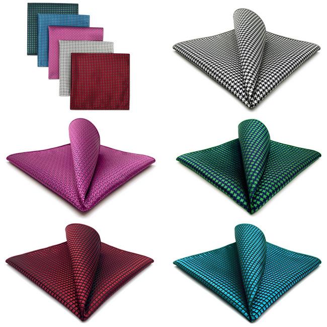 shlax & wing 5 Pieces Assorted Mens Pocket Square Fashion Classic Handkerchiefs Set 1-41 Ventas relámpago