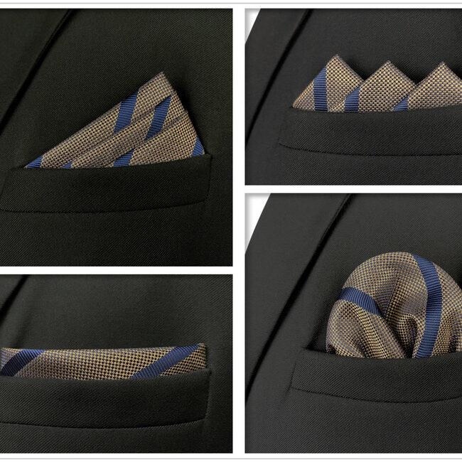shlax & wing 5 Pieces Assorted Mens Pocket Square Fashion Classic Handkerchiefs Set 1-53 Tienda