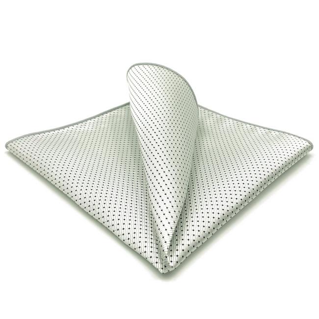 shlax & wing JH21 White Polka Dots Mens Pocket Square Classic Fashion Party Business Grandes ahorros