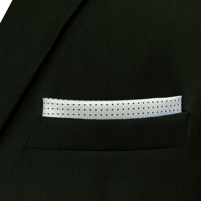 shlax & wing JH21 White Polka Dots Mens Pocket Square Classic Fashion Party Business Grandes ahorros