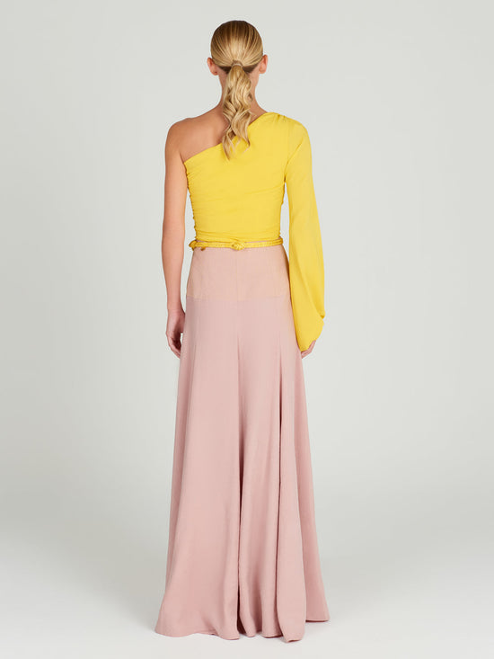 silvia tcherassi Oriana Blouse Yellow Últimos 2 días