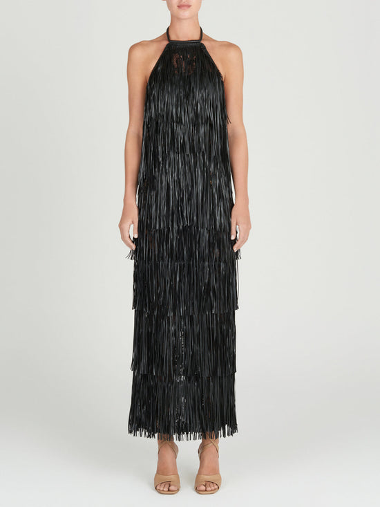 silvia tcherassi Susa Dress Black Descuento por venta flash