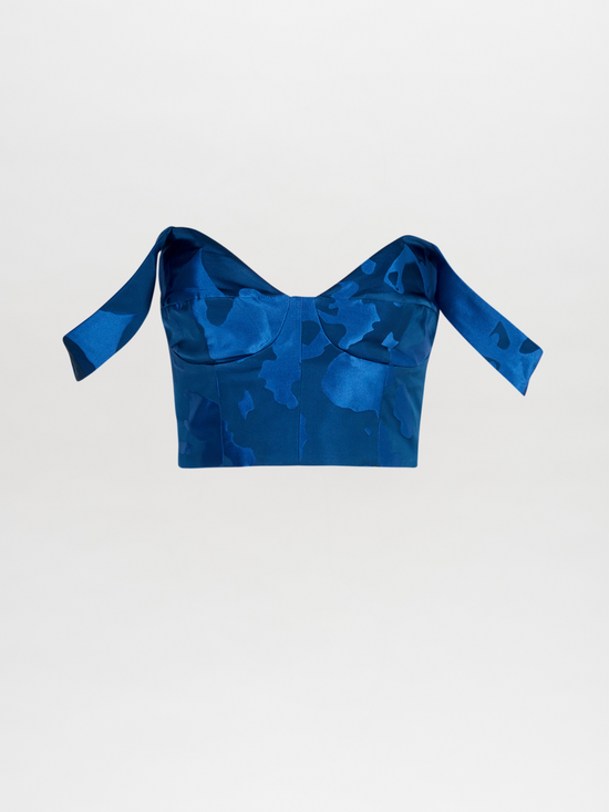silvia tcherassi Nuoro Top Navy Ofertas especiales