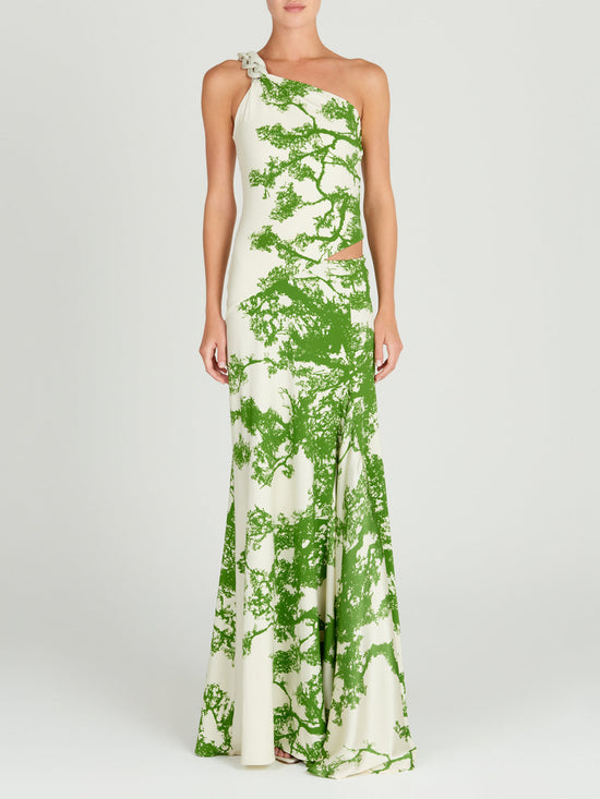 silvia tcherassi Nix Dress Green Cyprus Rebajas baratas