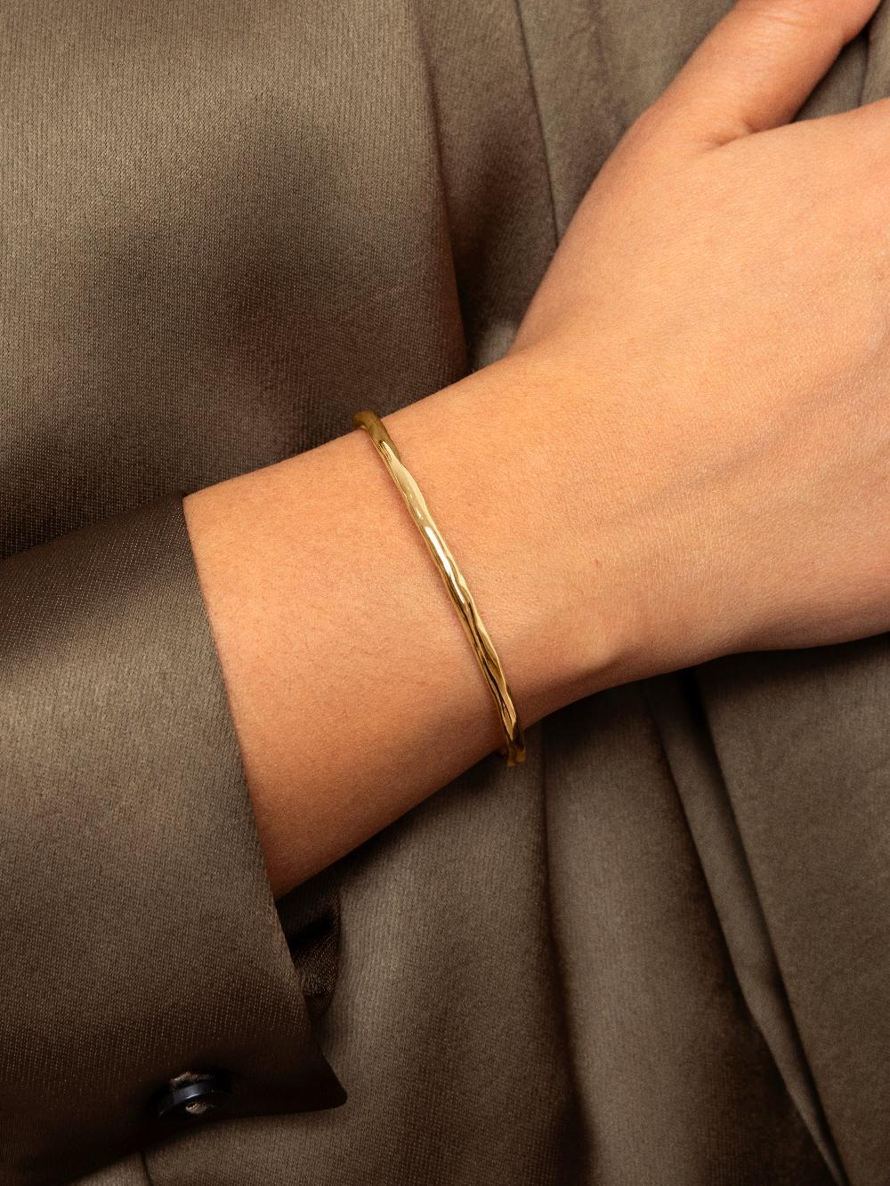 singularu Brazalete Cane Baño Oro Envío gratis