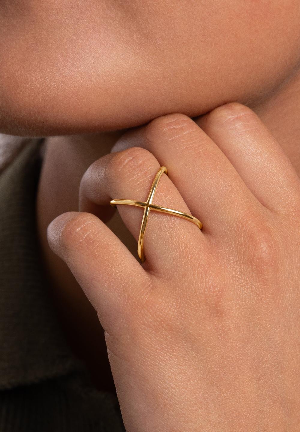 singularu Anillo 4Ever Plata Baño Oro Precios de Black Friday