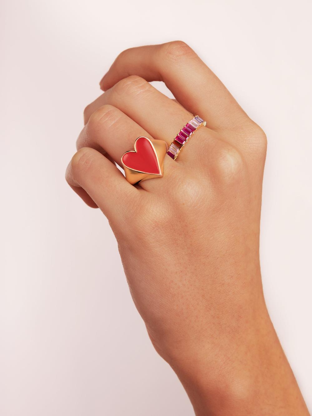 singularu Anillo Sia Berries Plata Baño Oro En oferta