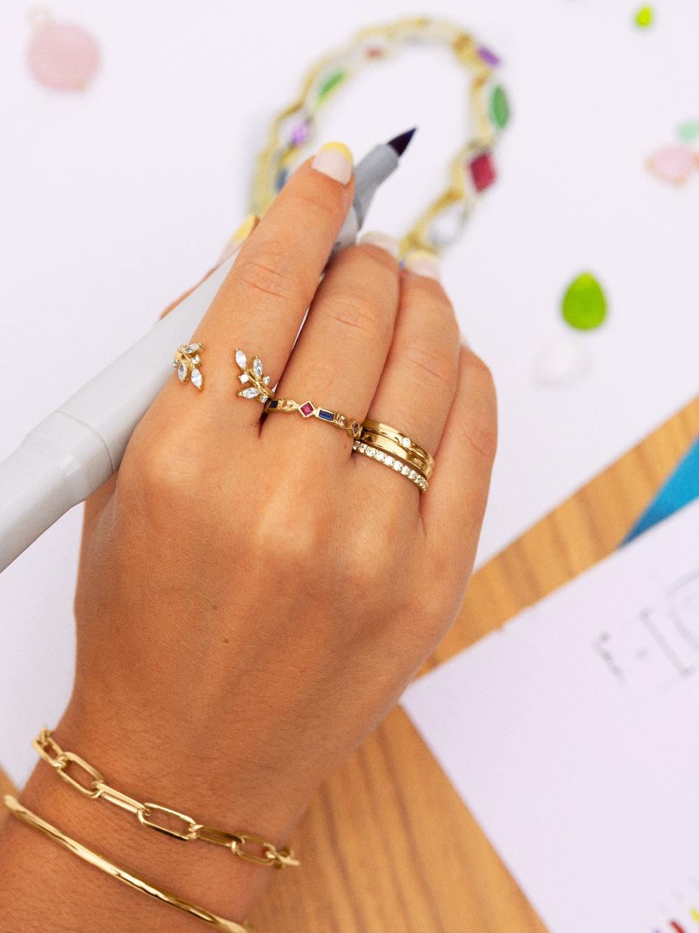 singularu Pack 3 Anillos Choices Baño Oro Libre de impuestos