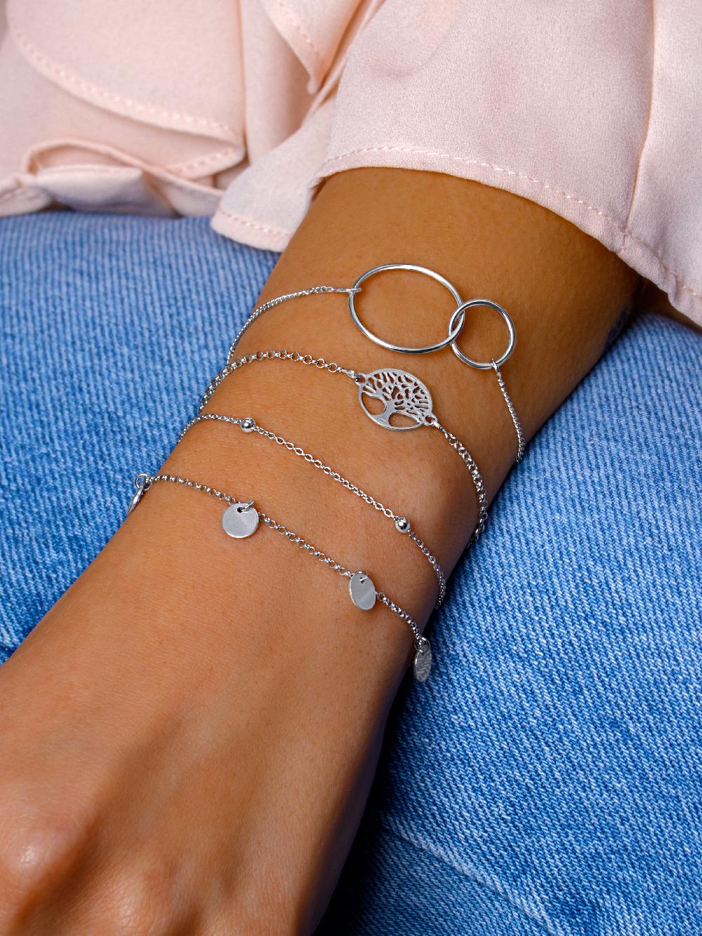 singularu Pulsera Dots Plata Ofertas de temporada