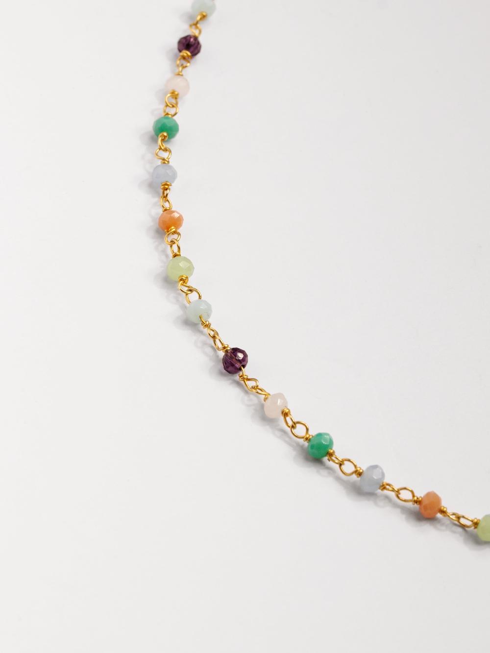 singularu Collar Crystals Colors Plata Baño Oro ÚLTIMAS EDICIONES