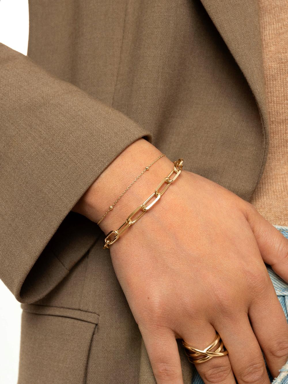 singularu Pulsera Dots Plata Baño Oro Limitado a 3 días