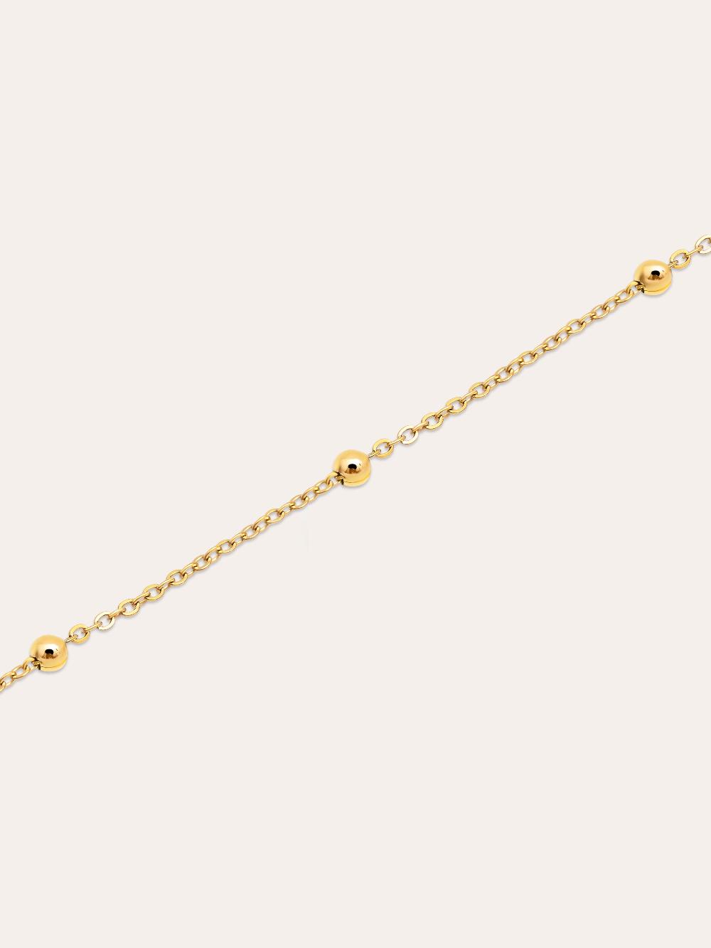 singularu Pulsera Dots Plata Baño Oro Limitado a 3 días