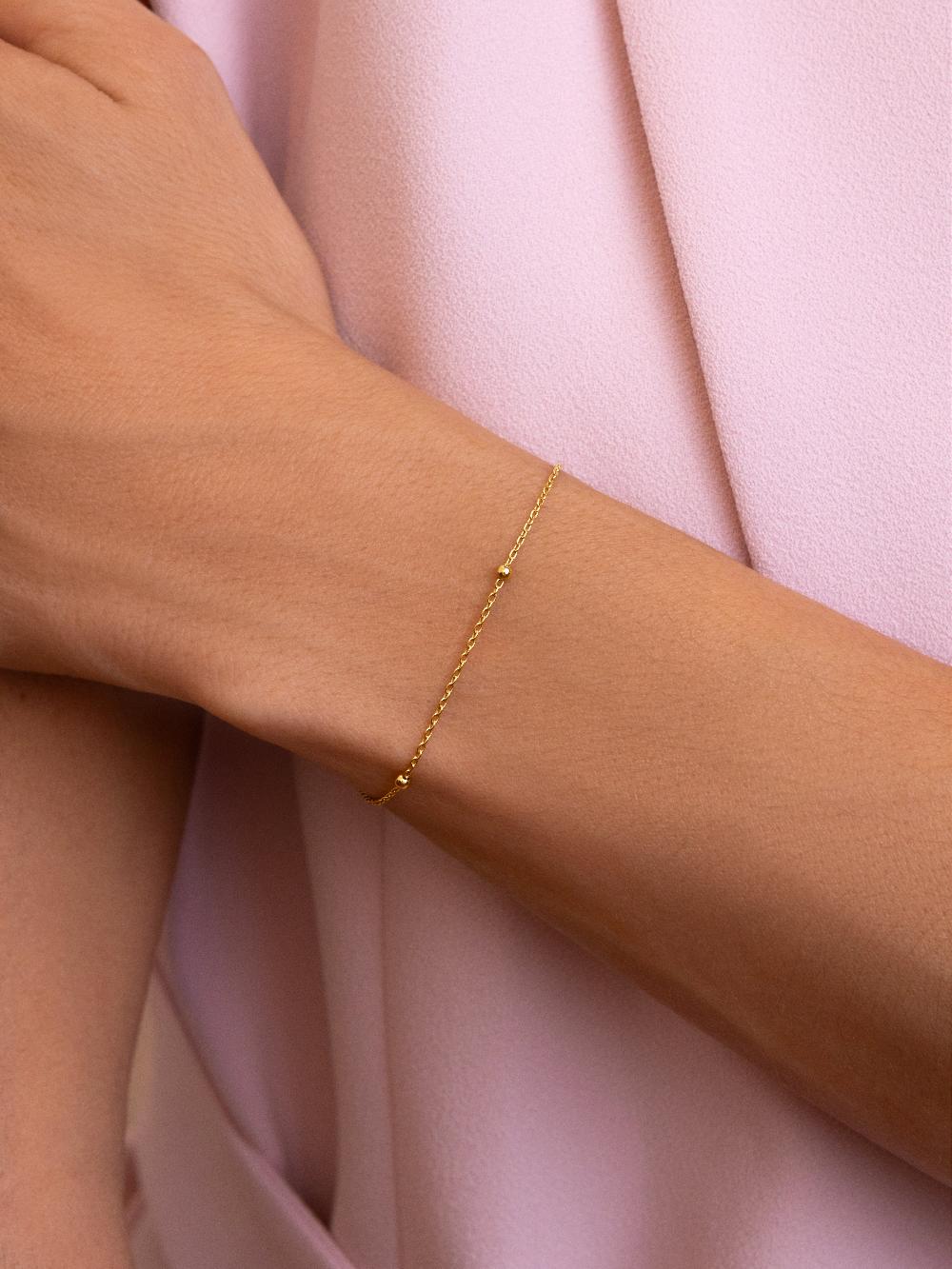 singularu Pulsera Dots Plata Baño Oro Limitado a 3 días