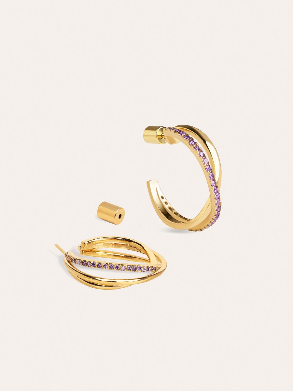 singularu Pendientes Aro X Lavande Baño Oro Precio ultrabajo