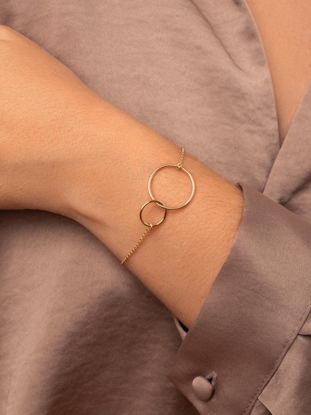 singularu Pulsera Sister Plata Baño Oro Promoción por tiempo limitado