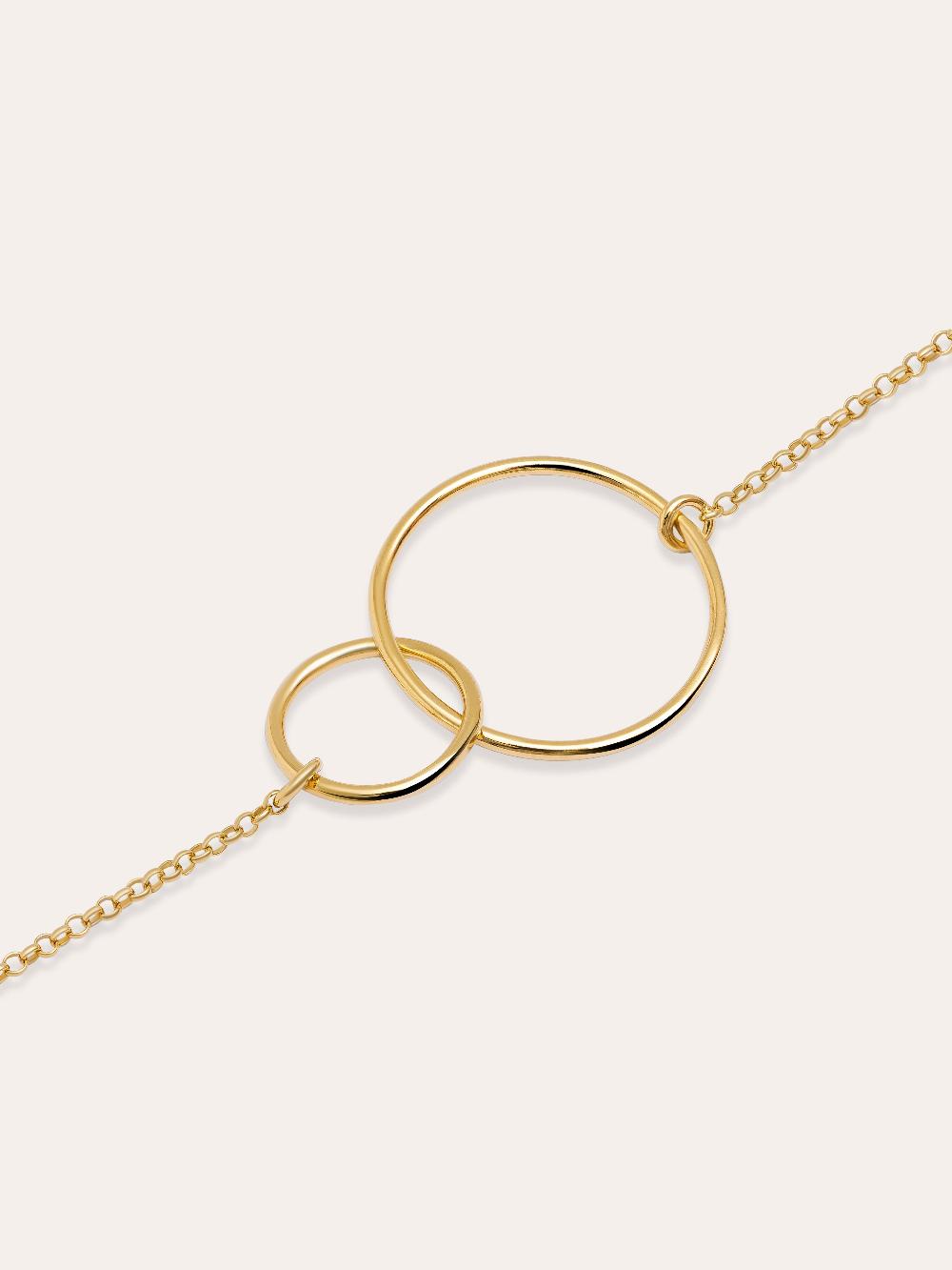singularu Pulsera Sister Plata Baño Oro Promoción por tiempo limitado