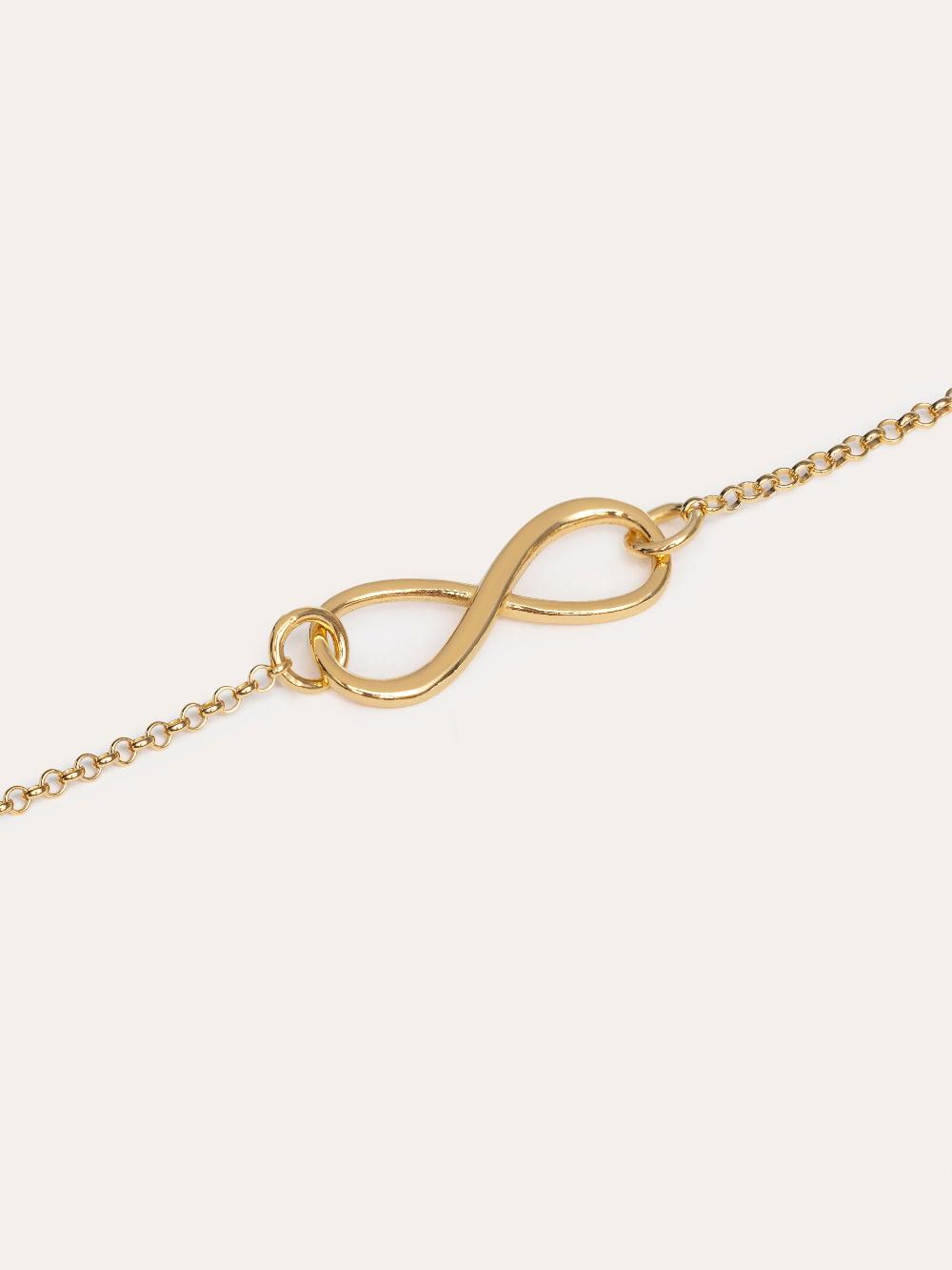 singularu Pulsera Infinito Plata Baño Oro Envío internacional gratuito