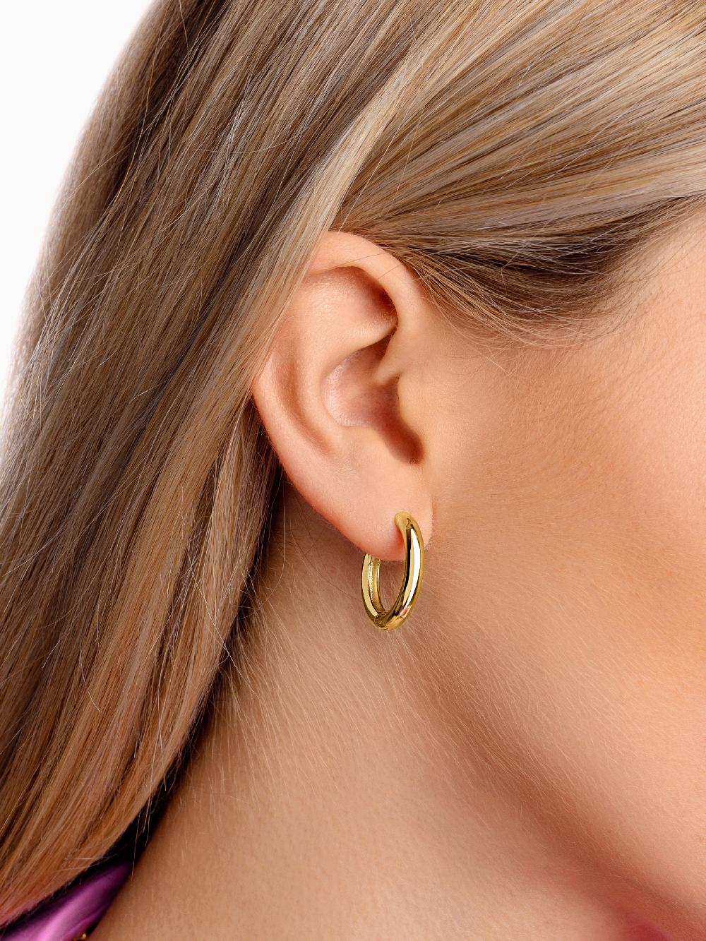singularu Pendientes Aro Carmen M Baño Oro Última moda