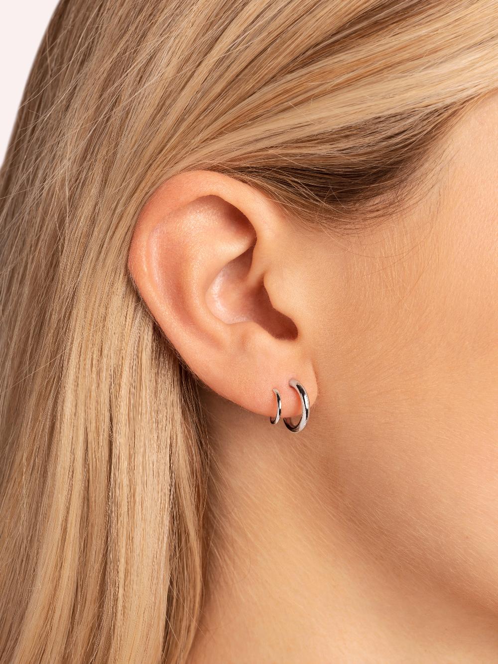 singularu Pendientes Gota Spiral Plata Grandes ahorros