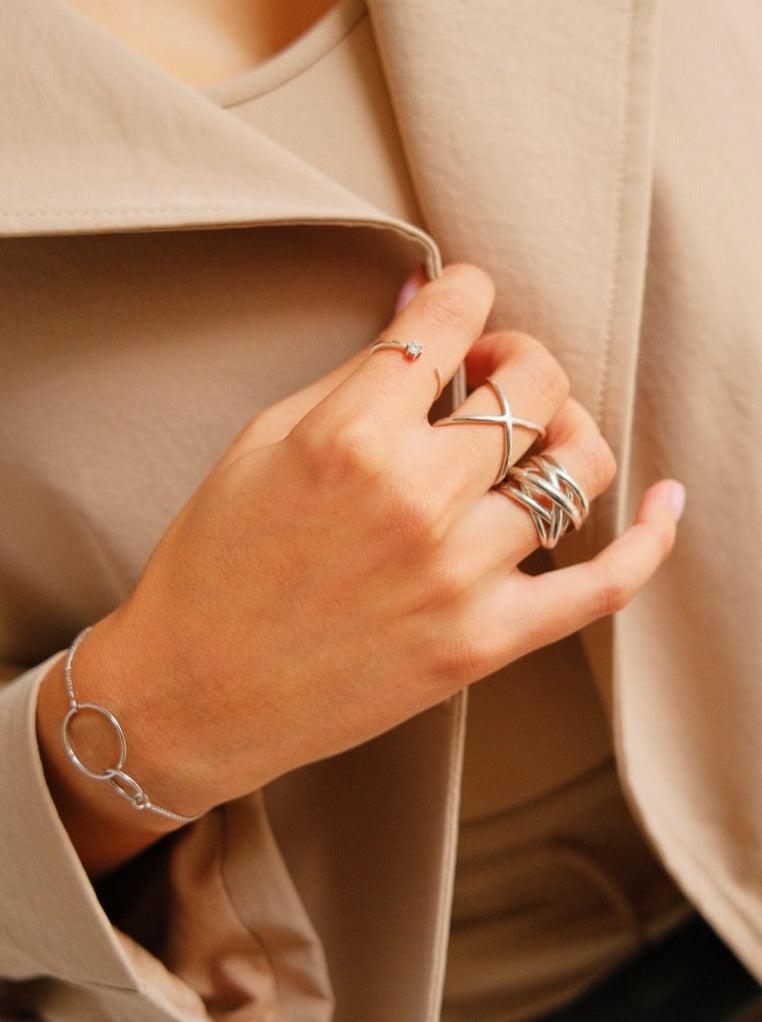 singularu Anillo 4Ever Plata Outlet online