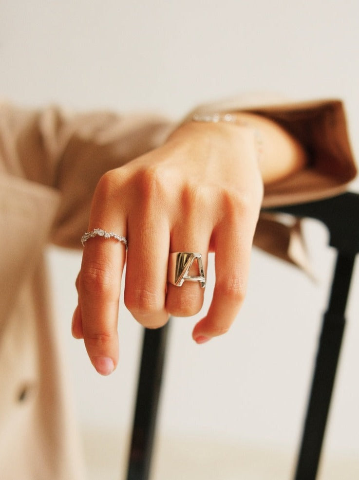 singularu Anillo Estellar Plata Venta caliente