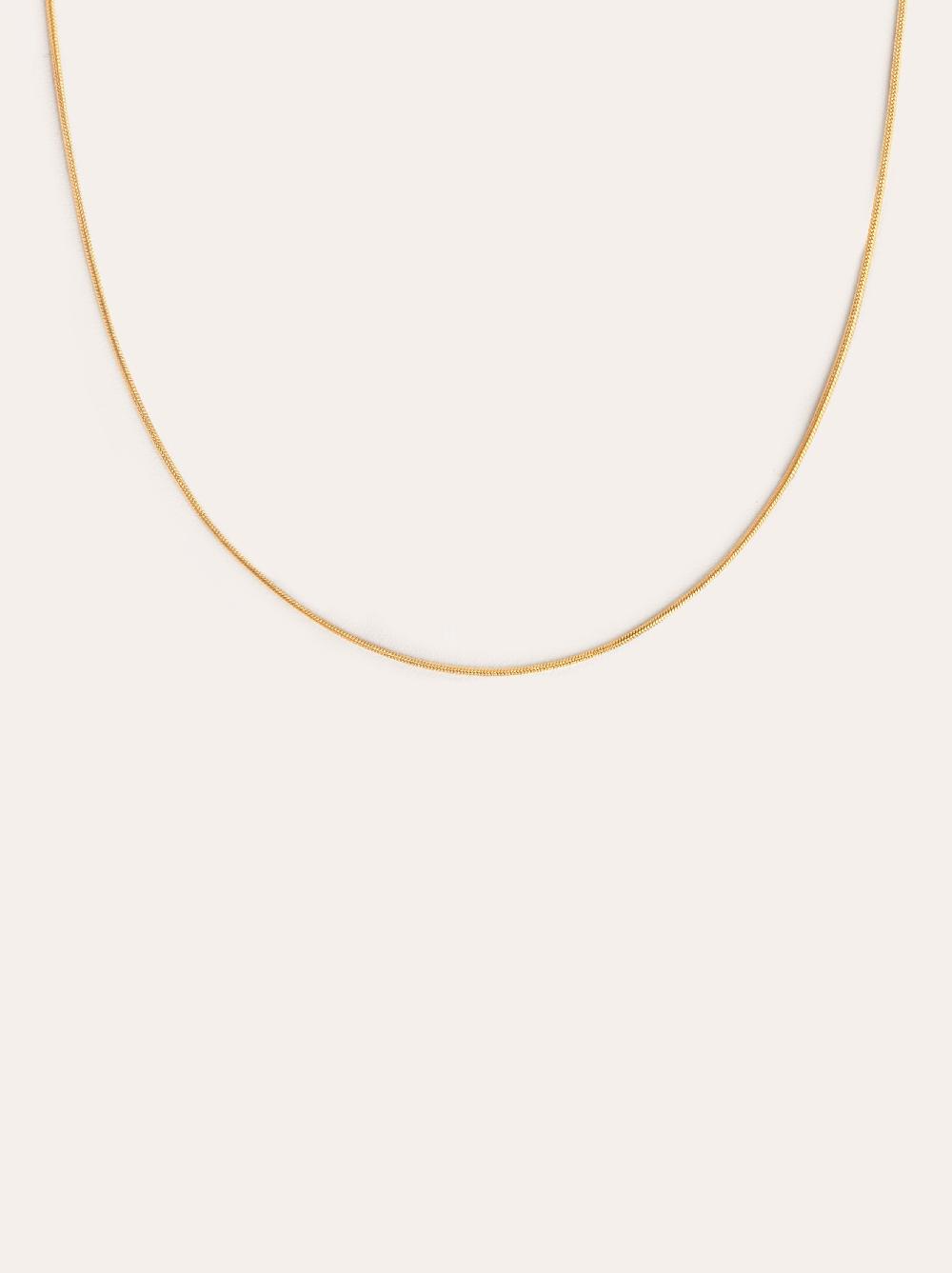singularu Collar Tail Acero Baño Oro Ventas relámpago
