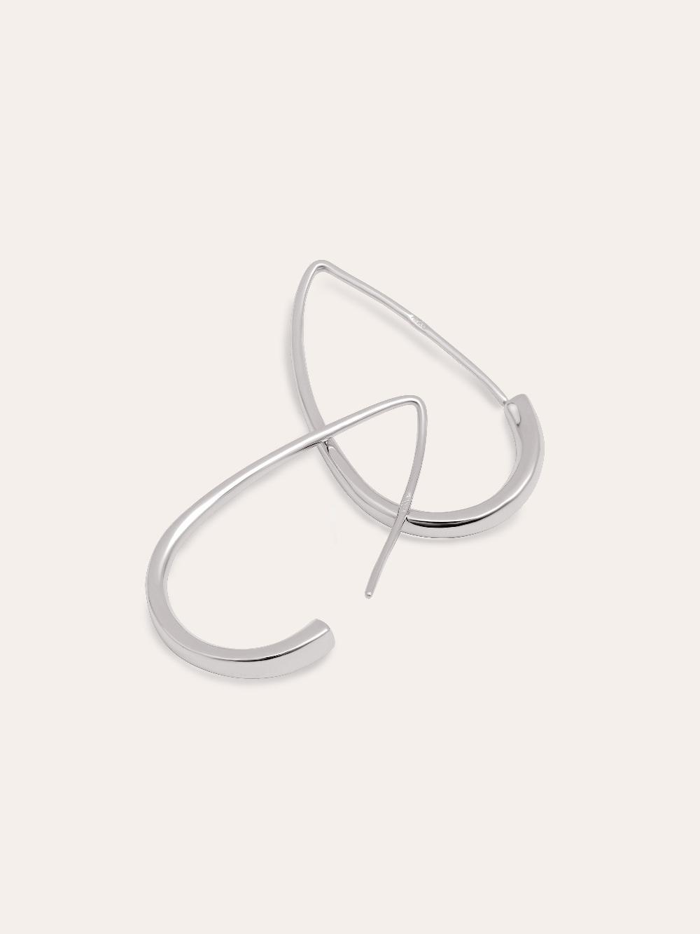 singularu Pendientes Gota Arch Plata Descuento por venta flash