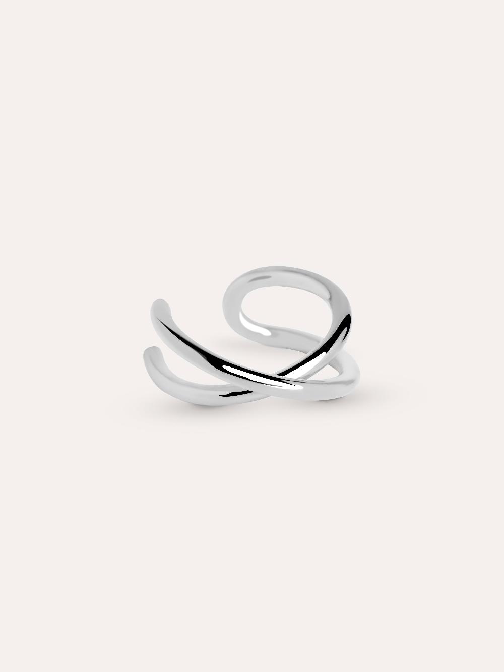 singularu Pendiente Suelto Ear Cuff Cross Plata Precio ultrabajo