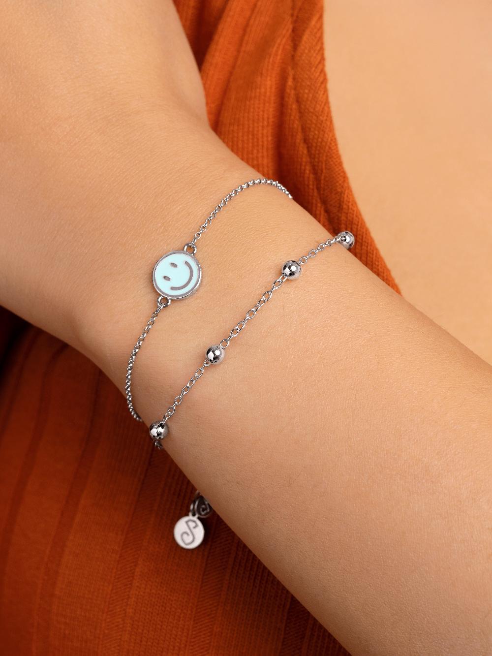 singularu Pulsera Smiley Sky Enamel Rebajas online