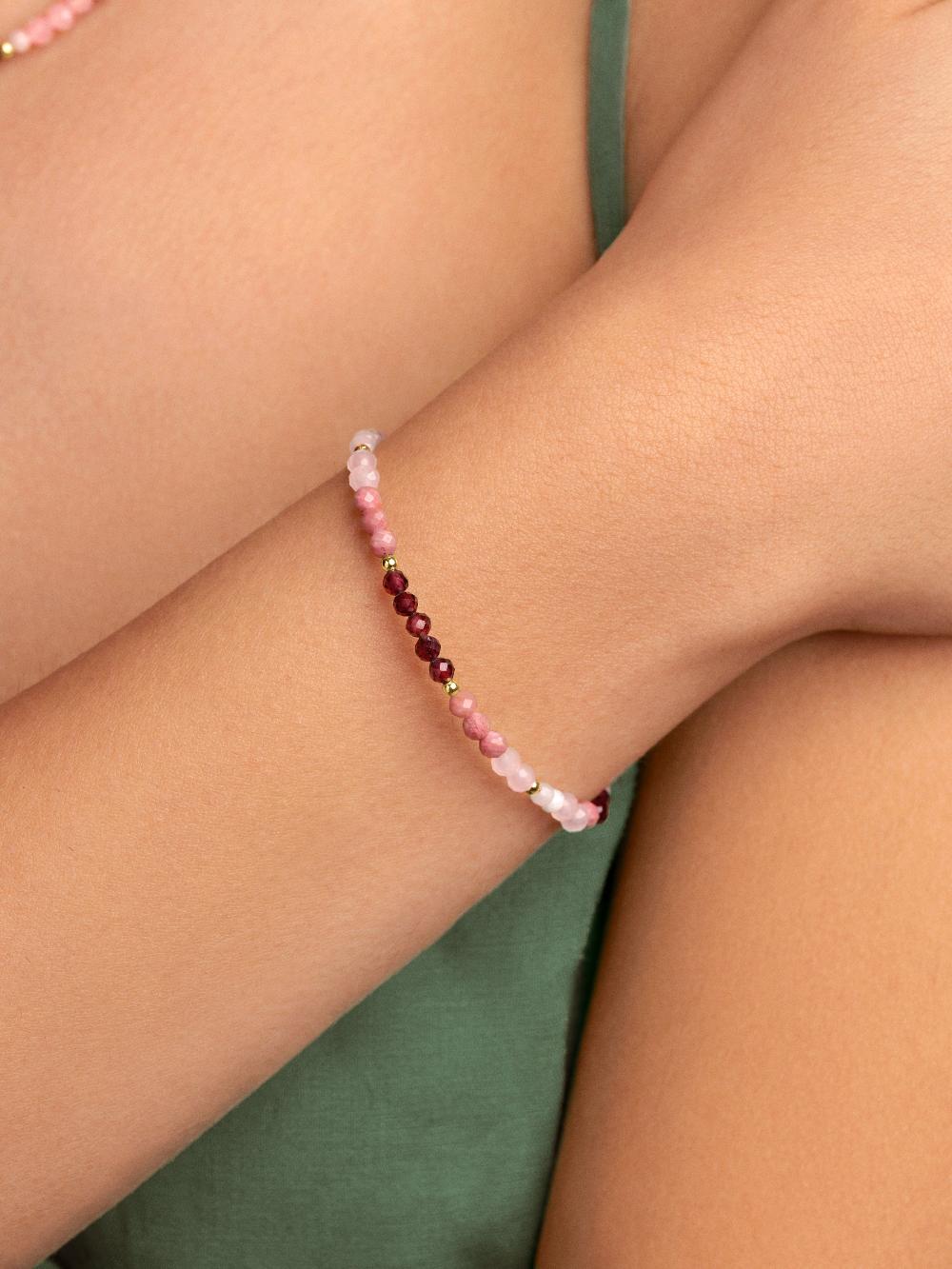 singularu Pulsera Altea Dots Syra Rose Acero Baño Oro Rebajas top