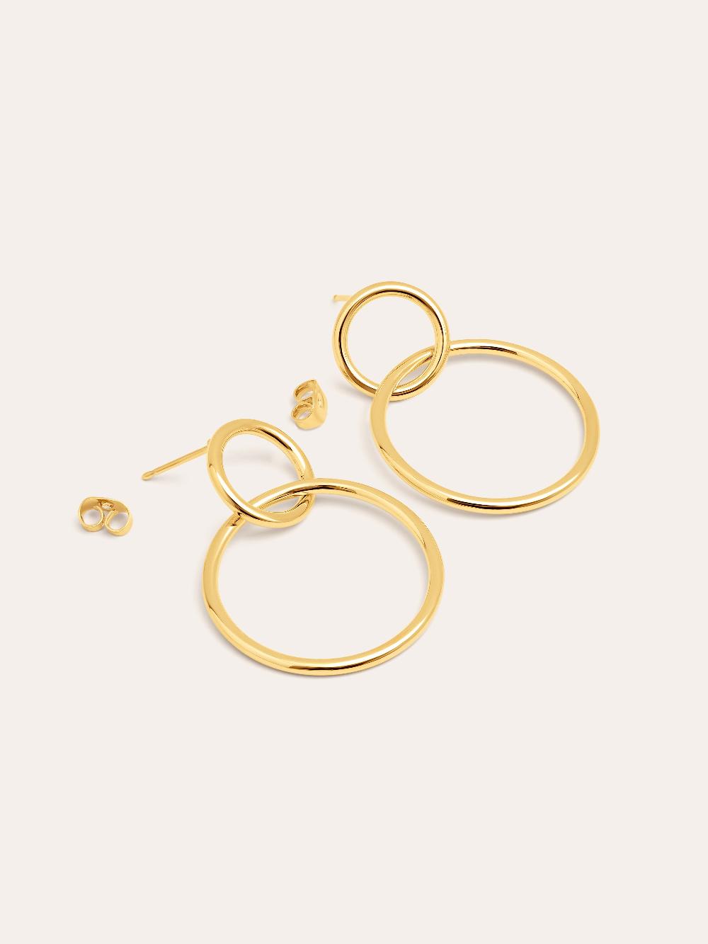 singularu Pendientes Sister Baño Oro Limitado a 3 días