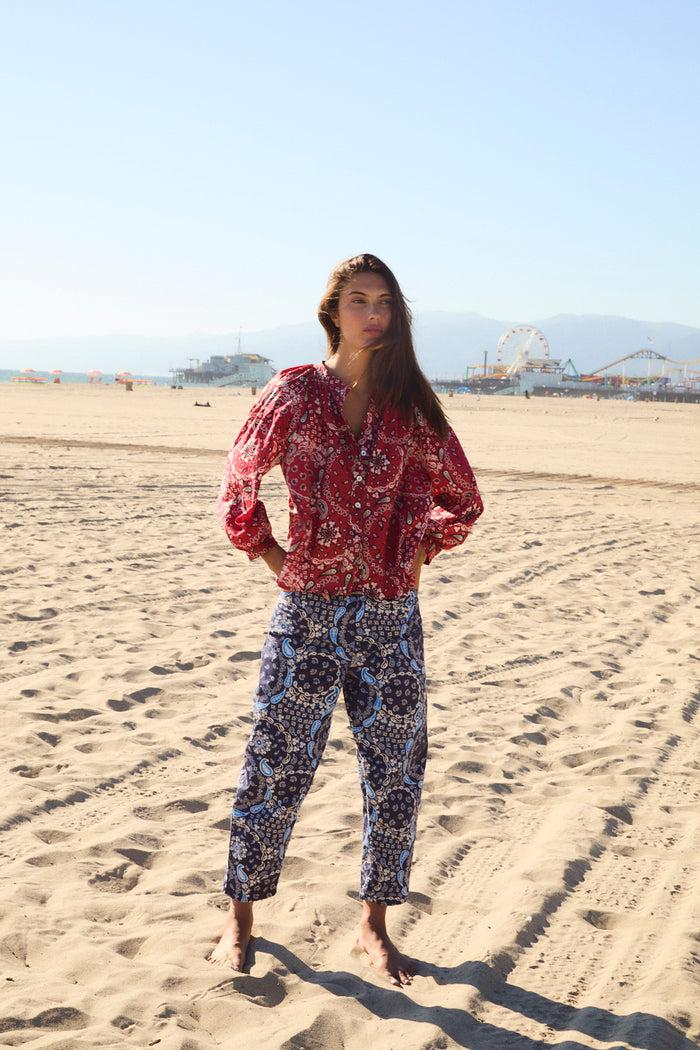 sophie and lucie BLUSA VENICE BANDANA ROJO Outlet online