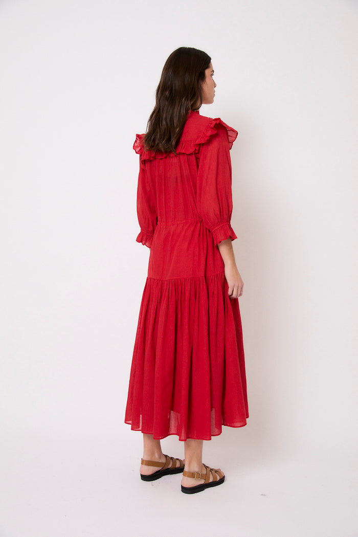 sophie and lucie VESTIDO MAR VOILE ROJO Ofertas