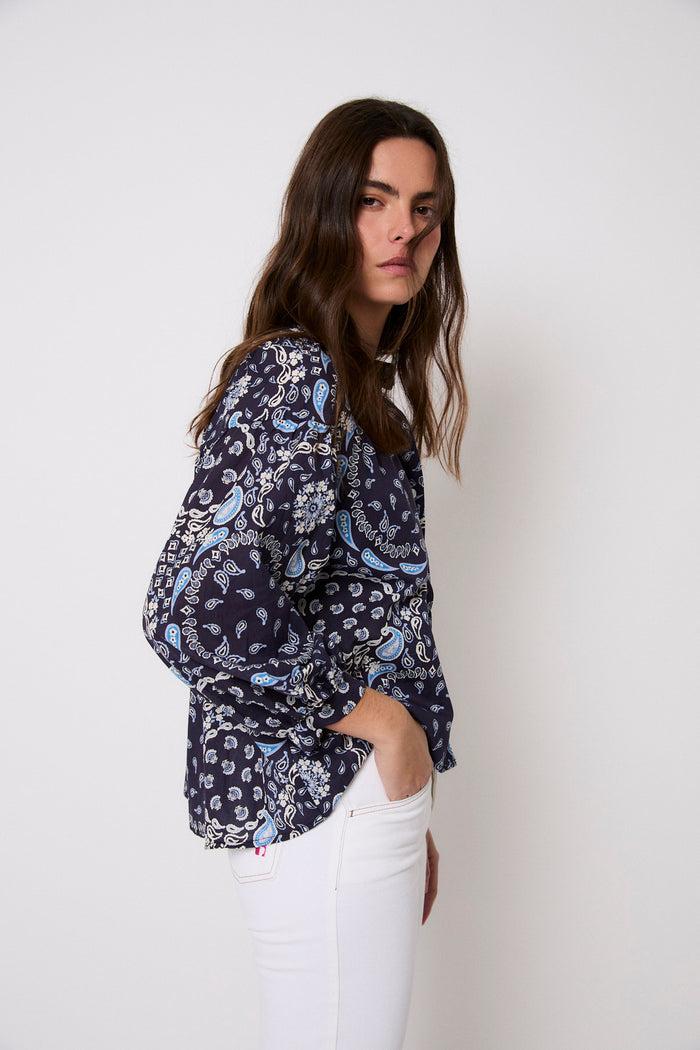 sophie and lucie BLUSA VENICE BANDANA AZUL Los más vendidos