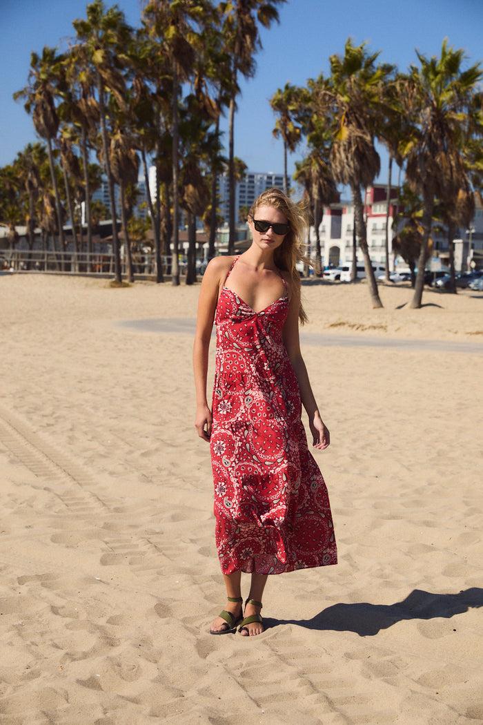 sophie and lucie VESTIDO GIGI BANDANA ROJO Tienda