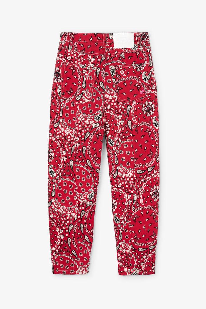 sophie and lucie JEANS CORSE BANDANA ROJO Liquidación