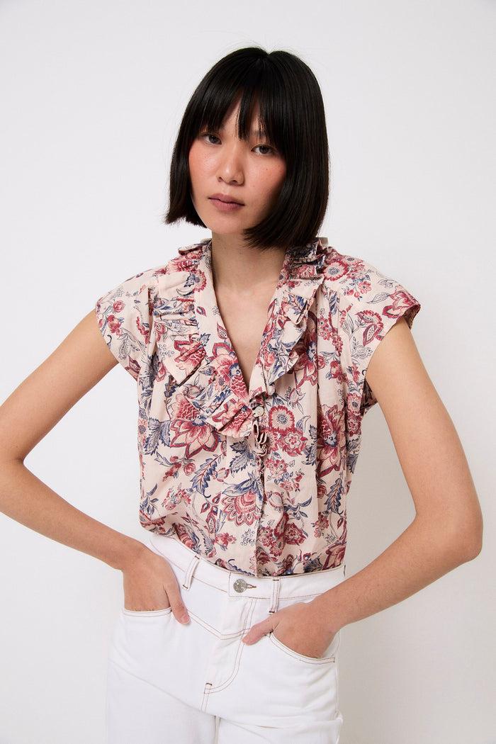 sophie and lucie BLUSA ISA PORCELANA CRUDO ÚLTIMAS EDICIONES
