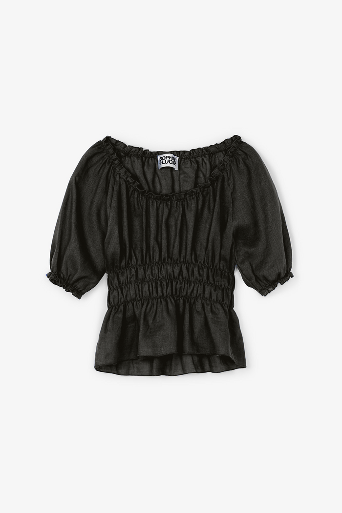 sophie and lucie TOP KAIA HILO NEGRO Precio de fábrica