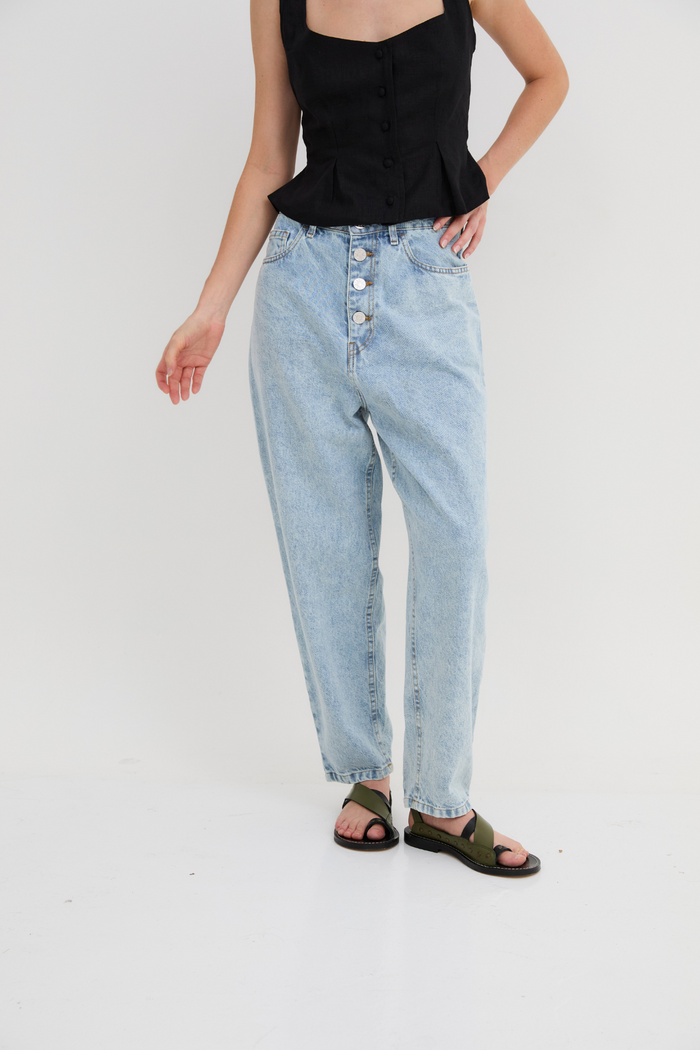 sophie and lucie JEANS MALIBU BLEACH AZUL Grandes descuentos
