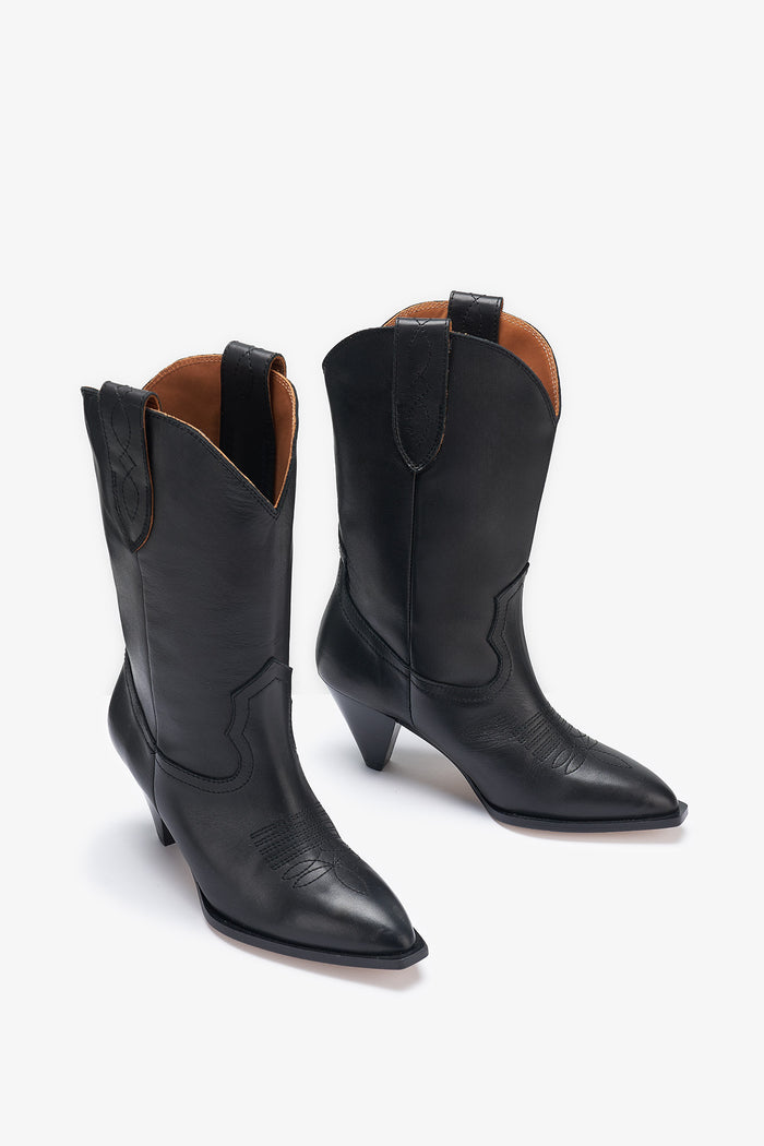 sophie and lucie BOTÍN COWBOY NEGRO Oferta exclusiva