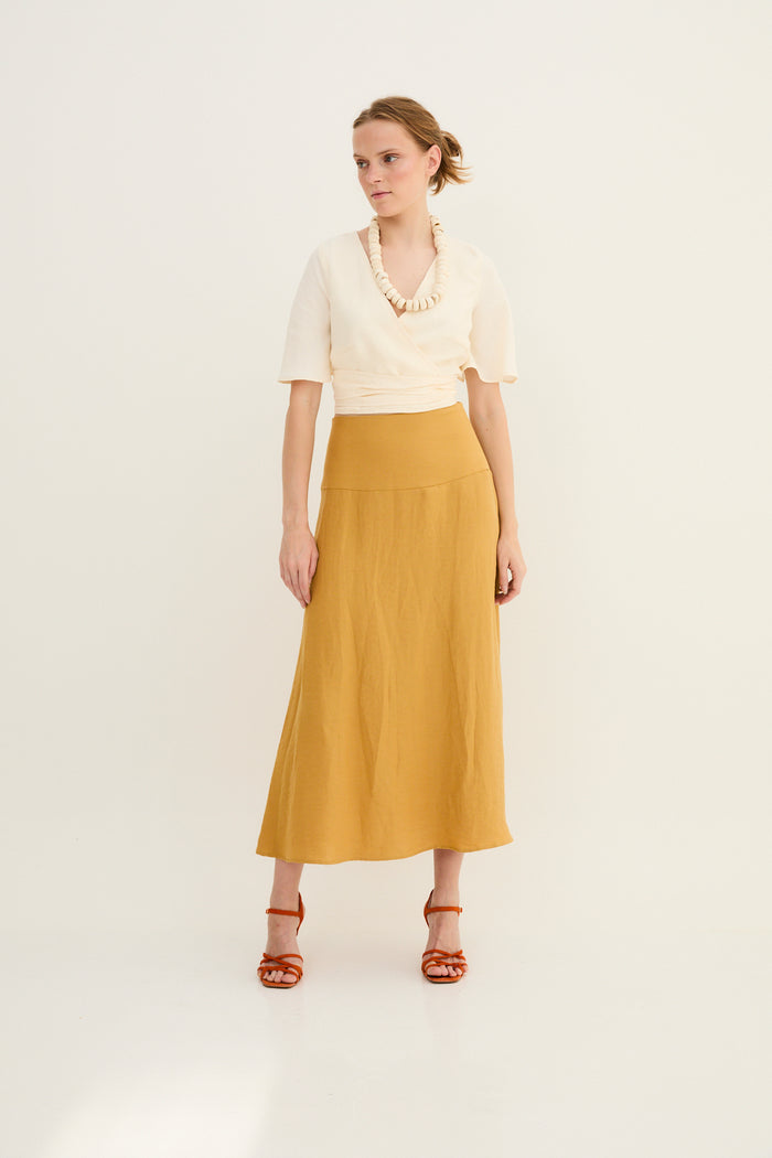 sophie and lucie BLUSA ABANICO JADE CRUDO Outlet online