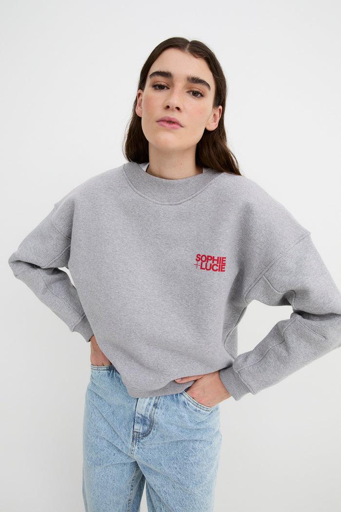 sophie and lucie SUDADERA BUDY GRIS En oferta