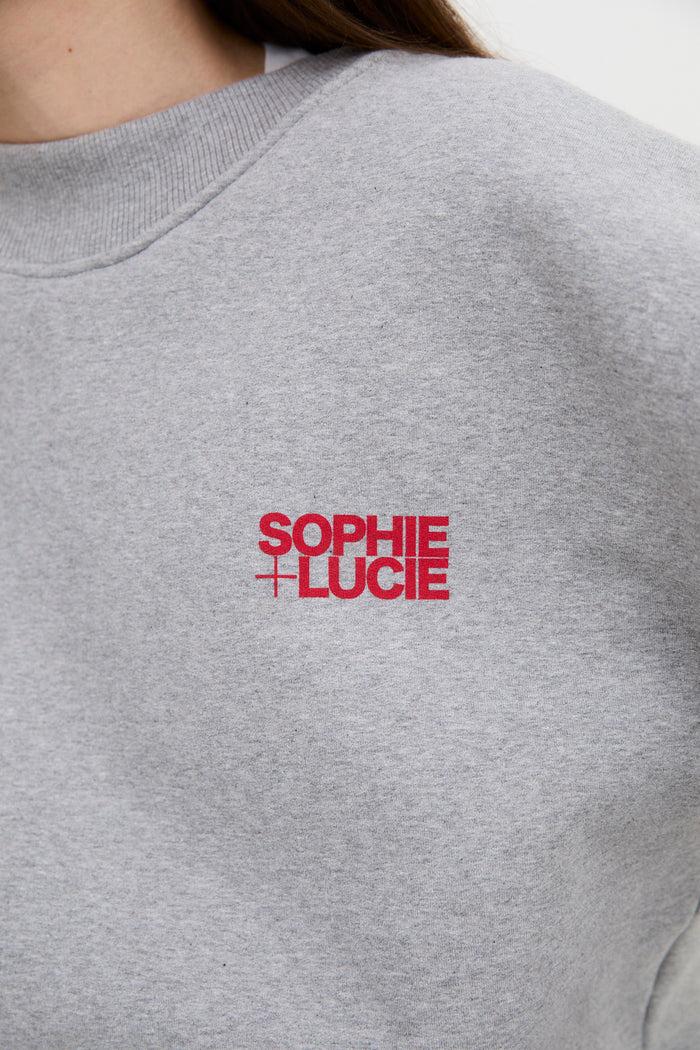 sophie and lucie SUDADERA BUDY GRIS En oferta