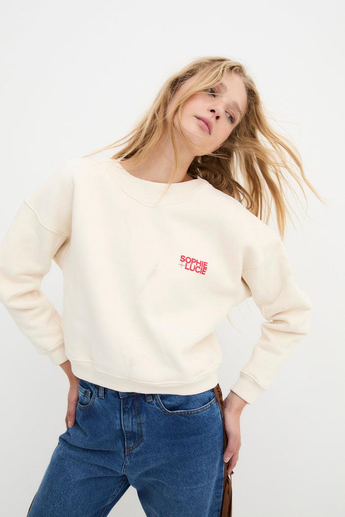 sophie and lucie SUDADERA BUDY CRUDO Gran oferta