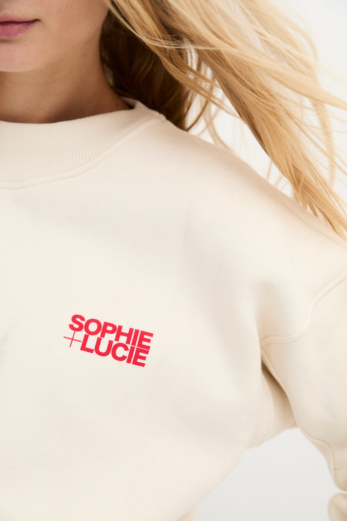 sophie and lucie SUDADERA BUDY CRUDO Gran oferta