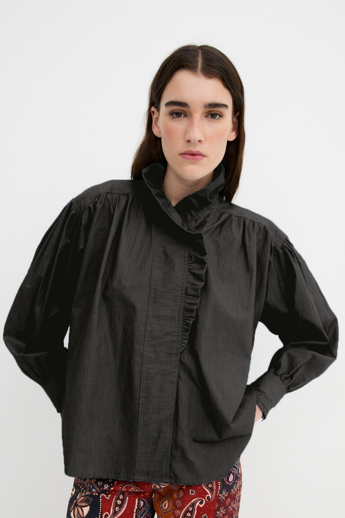 sophie and lucie BLUSA MARIBEL VOILE NEGRO Rebajas baratas
