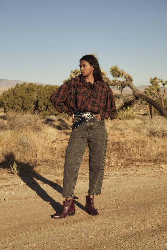 sophie and lucie JEANS LUCCI TACHAS GRIS BLEACH Oferta especial