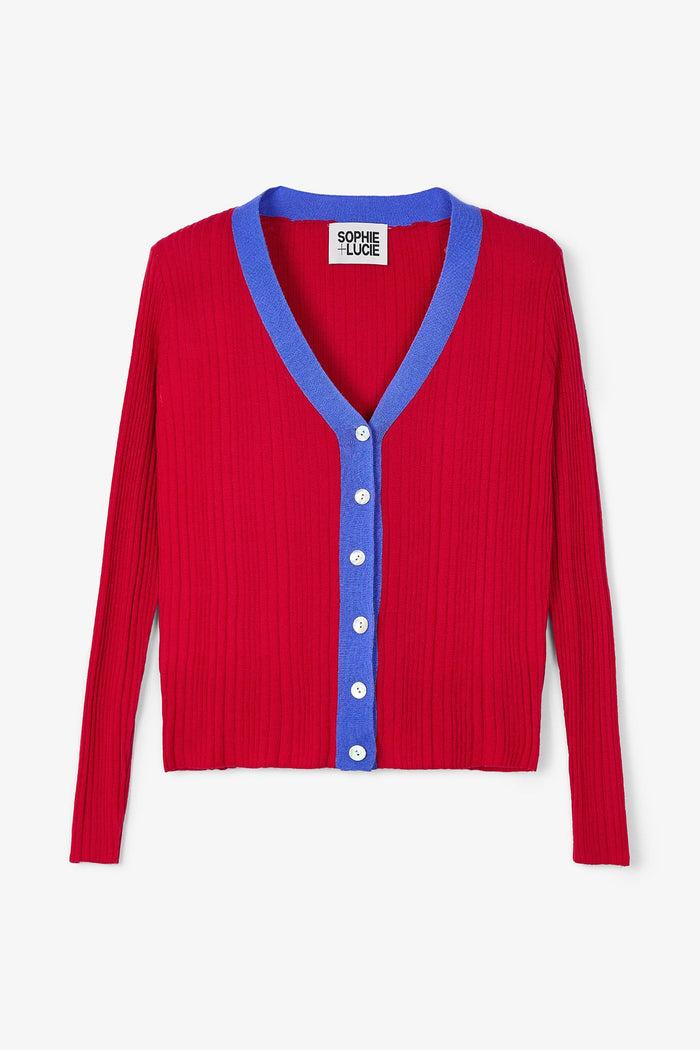 sophie and lucie CHAQUETA SOFIA PUNTO ROJO En oferta