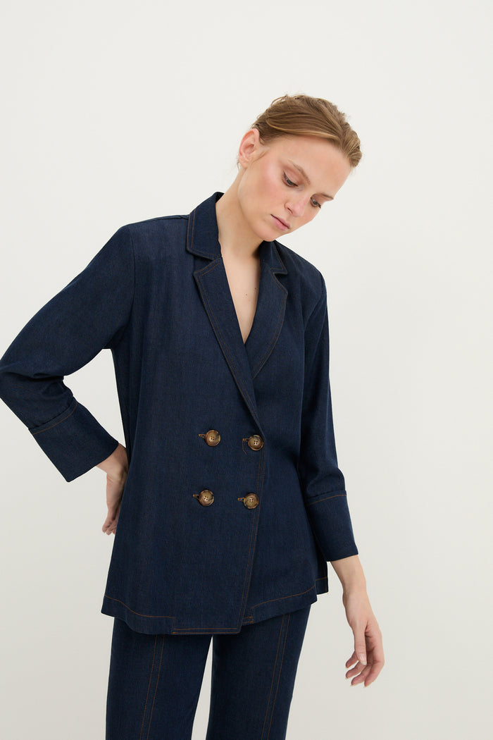 sophie and lucie TOTAL LOOK ICON TENCEL AZUL Ofertas de temporada
