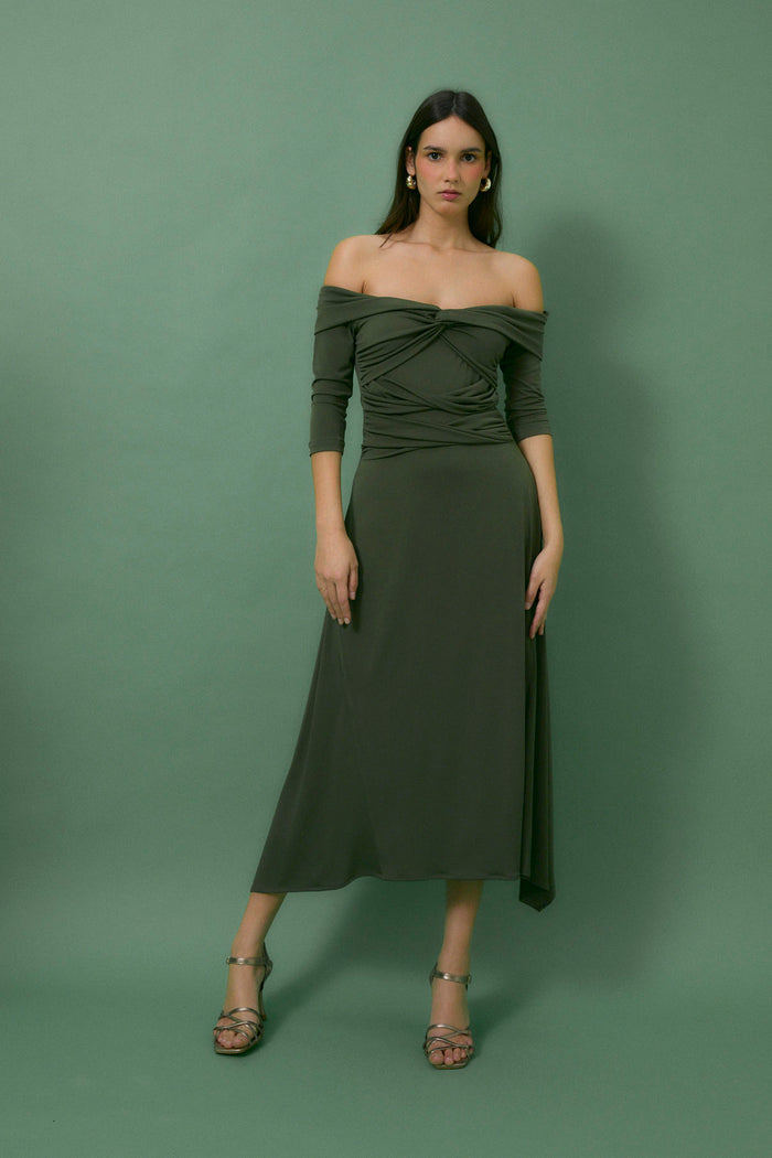 sophie and lucie VESTIDO NUDO PUNTO VERDE Outlet